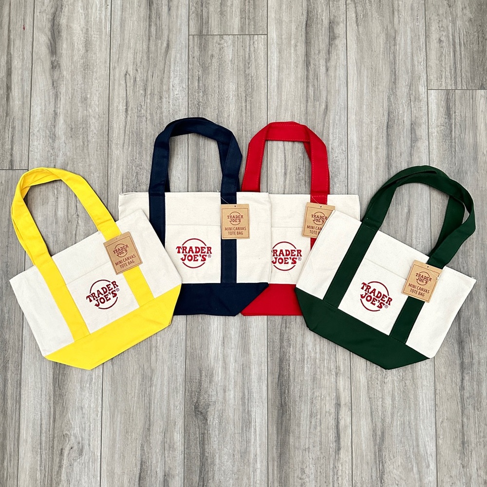 trader joe’s mini tote bags